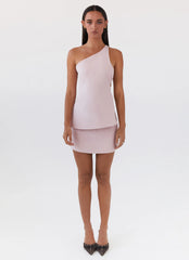 Zeina One Shoulder Top - Pink