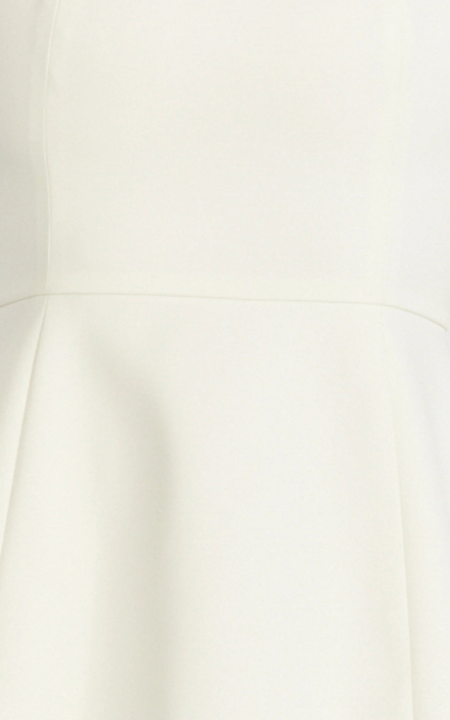 Zinnia Mini Dress - Square Neck Tulip Dress in White