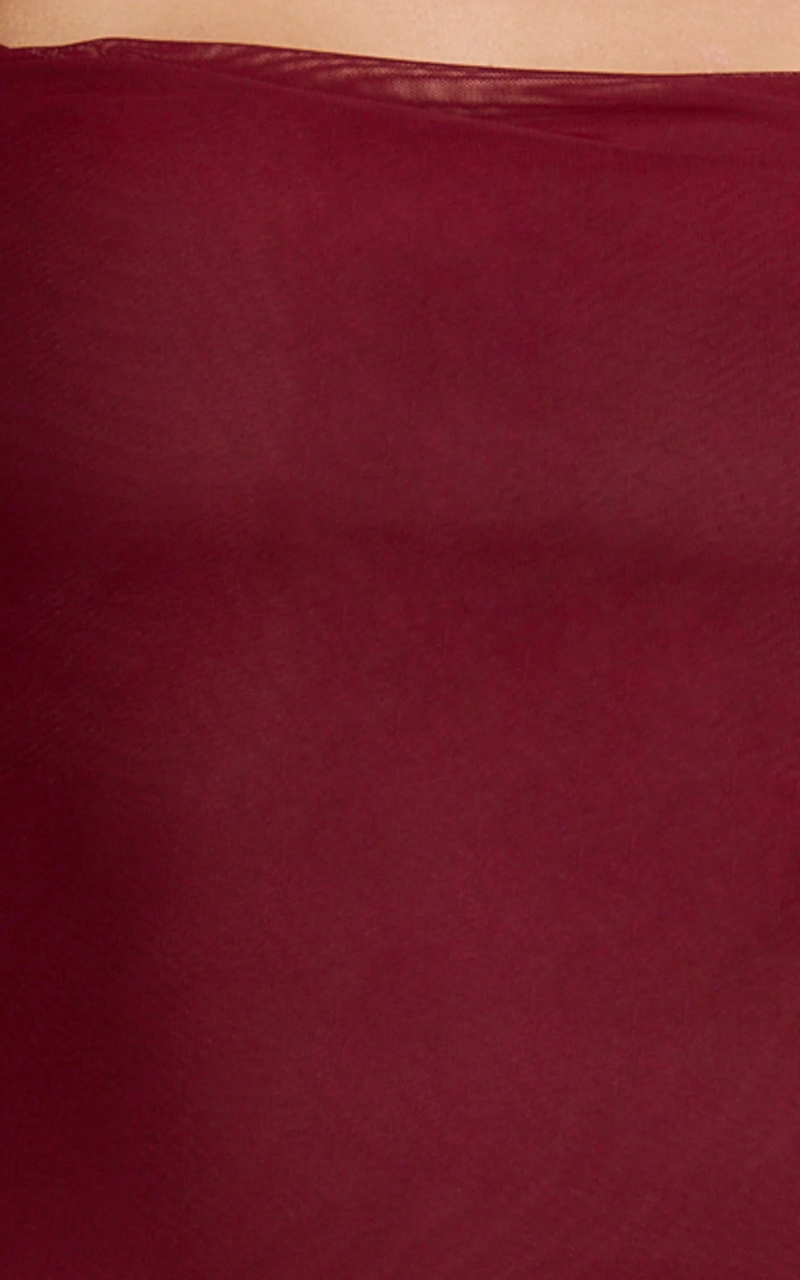 Rosha Midi Dress - Ruffle Strap Dress in Wine