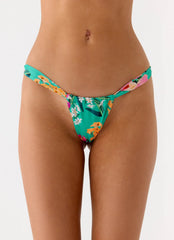 Airlie Scrunch Bikini Bottoms - Jungle Bloom